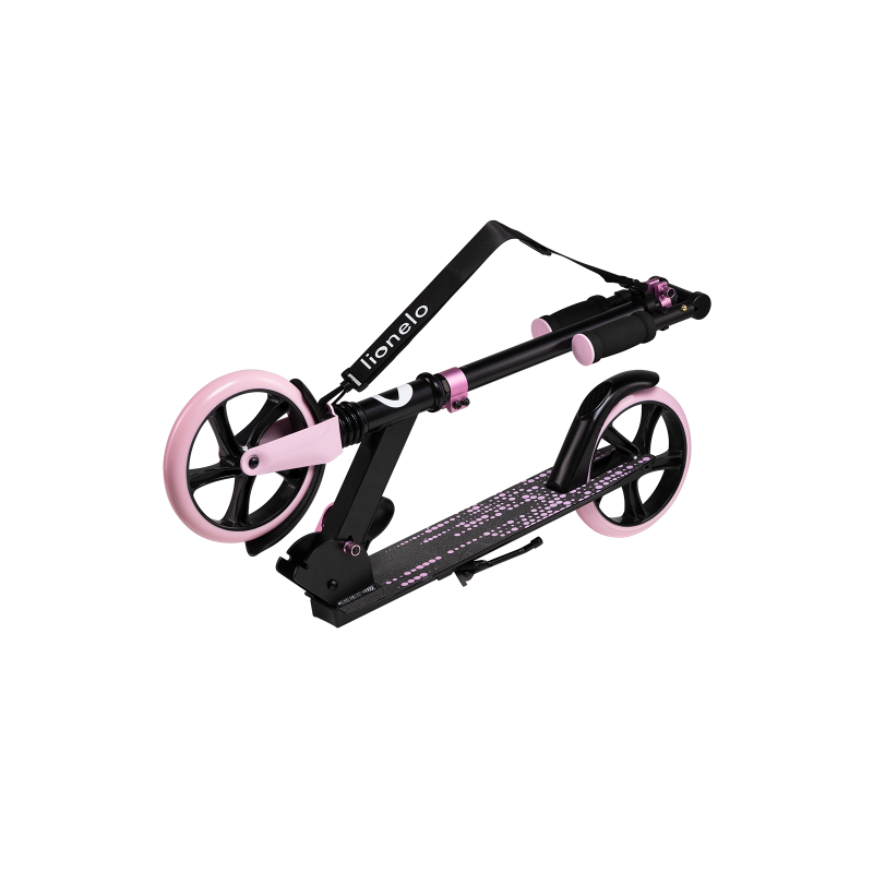 Lionelo Luca Black Carbon Pink — Hulajnoga