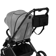 Lionelo Little Cube Black Carbon — Organizer do wózka