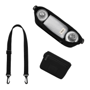 Lionelo Little Cube Black Carbon — Organizer do wózka