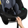 lionelo Astrid i-Size Set Black Grey — Fotelik samochodowy z bazą ISOFIX