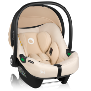 lionelo Astrid i-Size Set Beige Sand — Fotelik samochodowy z bazą ISOFIX