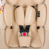 lionelo Astrid i-Size Set Beige Sand — Fotelik samochodowy z bazą ISOFIX