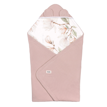 Lionelo Travel Swaddle Blanket Beige Magnolia — Otulacz do fotelika