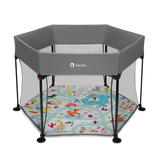 Roel Grey Multicolor