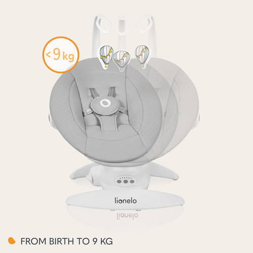 Lionelo Iris Grey Concrete — Bouncer-rocker