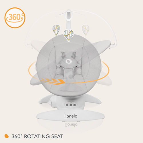 Lionelo Iris Grey Concrete — Bouncer-rocker