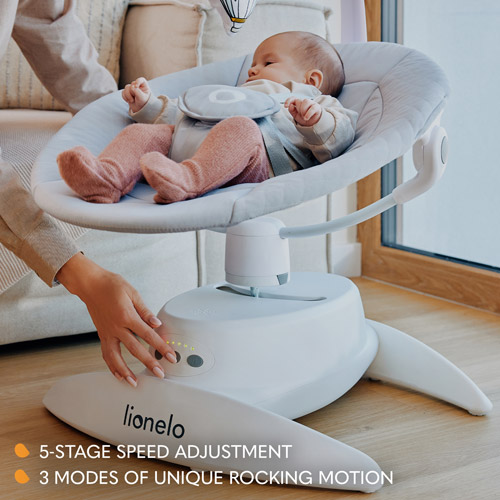Lionelo Iris Grey Concrete — Bouncer-rocker