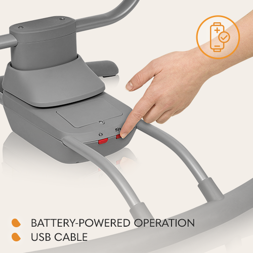 Lionelo Rio Beige Latte — Bouncer - rocker