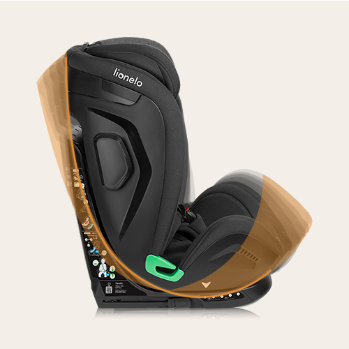 Lionelo Harper i-Size Black Carbon — Fotelik samochodowy