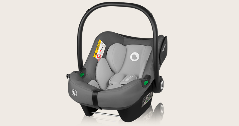 Lionelo Lemmy i-Size Grey — Fotelik samochodowy