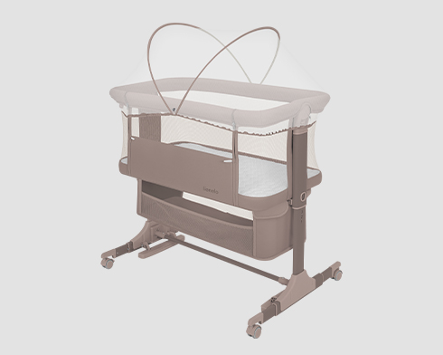 Kosz na akcesoria pod łóżeczkiem