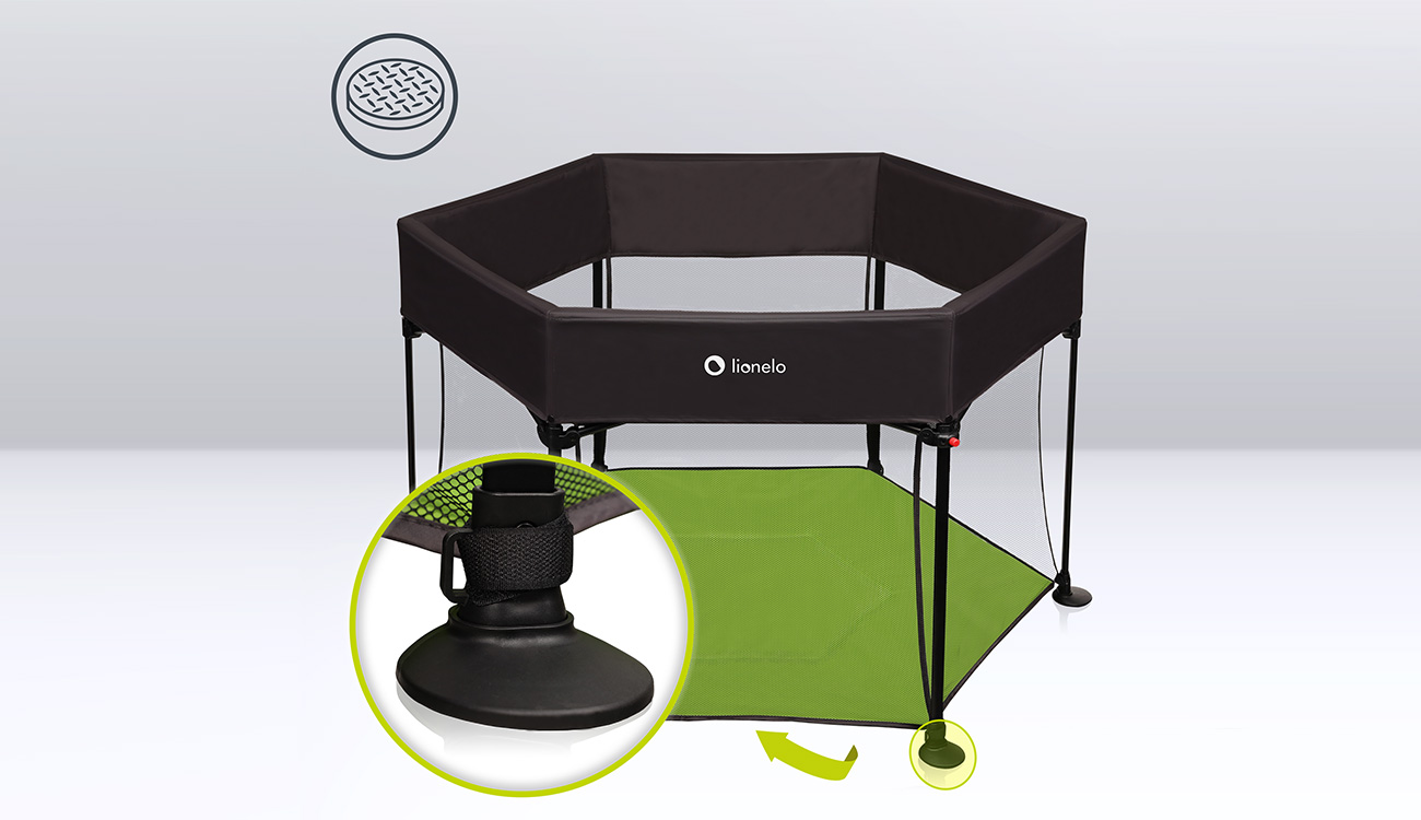 Kojec dla dziecka Lionelo Roel Green Lime