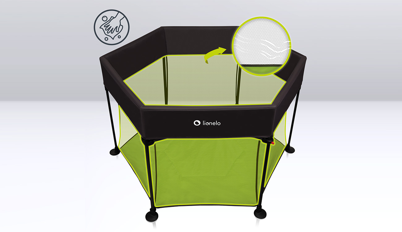 Kojec dla dziecka Lionelo Roel Green Lime