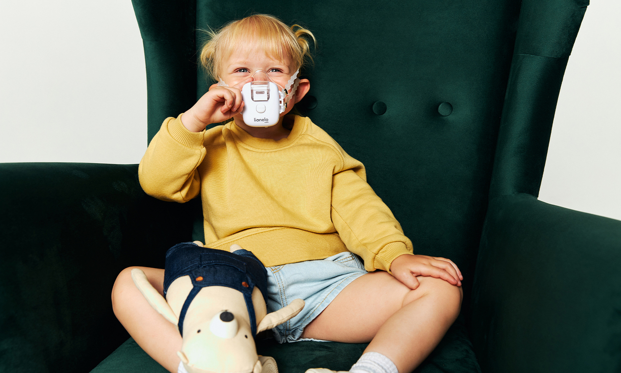 Nebulizator Lionelo Nebi Air Mask dla dzieci i dorosłych