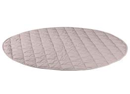Materiałowa mata o średnicy 100 cm